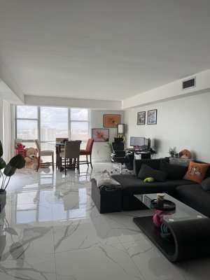 New Remodel! - Beautifully remodeled Aventura apartment. Our clients were absolutely thrilled with the results of the living room we contracted for them! Call us NOW for a free quote/consultation. Satisfaction guaranteed!