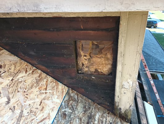 restoral of old roof siding - Restoring the old shingle siding created a fresh look. restoral of old roof siding - Restoring the old shingle siding created a fresh look.
