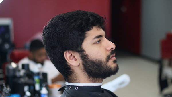 Magic Makeover! - Combover with a taper. Beard trim done after a beard wash! Magic Makeover! - Combover with a taper. Beard trim done after a beard wash!