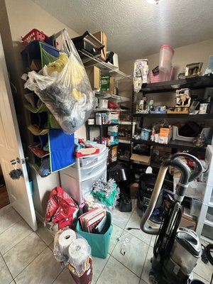 Laundry / storage room RESET. - This client asked me to come in and reset this space. In 3 hours I was able to completely transform and organizer her area to a clean, and functional space to get her back to easily doing laundry again. Laundry / storage room RESET. - This client asked me to come in and reset this space. In 3 hours I was able to completely transform and organizer her area to a clean, and functional space to get her back to easily doing laundry again.