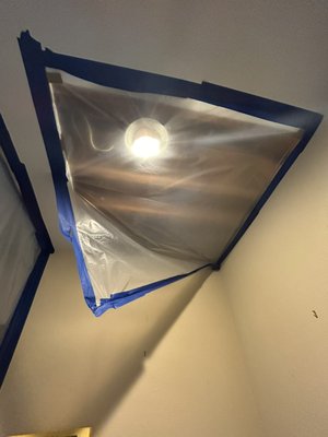 Water Damage - Some water damage repairs from a water leak. Water Damage - Some water damage repairs from a water leak.