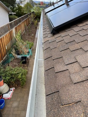 Clean Gutters - Clogged gutters can cost you thousands of wasted dollars that is easily prevented.
Careless thinking ruins gutters it’s that simple. Our easy scheduling and effective method will have your roof protected because of clean functioning gutters.
Gutters draw water away from your roof, let’s keep it that way with clean gutters by All One Solar Shine! Clean Gutters - Clogged gutters can cost you thousands of wasted dollars that is easily prevented.
Careless thinking ruins gutters it’s that simple. Our easy scheduling and effective method will have your roof protected because of clean functioning gutters.
Gutters draw water away from your roof, let’s keep it that way with clean gutters by All One Solar Shine!