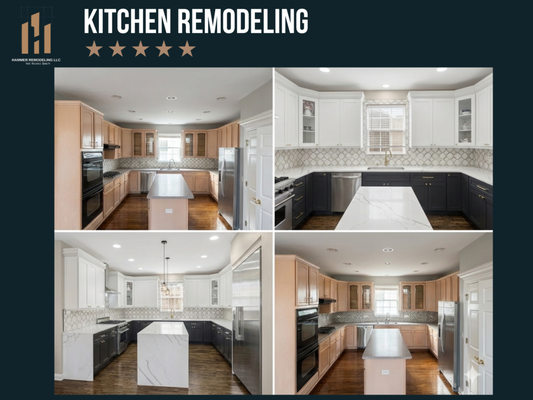 Kitchen Remodeling - This kitchen was completely rebuilt from the ground up. We handled every phase of the project, starting with full demolition and ending with a modern, high-end kitchen designed for daily comfort, functionality, and long-term durability.

The original space was outdated and inefficient. Our goal was to create a clean, open, and timeless kitchen that feels brighter, more spacious, and significantly more practical for everyday use. Every detail was carefully planned and executed to deliver a transformation that not only looks great but also adds real value to the home.
What we did on this project:

Full demolition of the existing kitchen
New kitchen layout and space optimization

Custom cabinetry installation
Large functional kitchen island
New countertops and backsplash
Recessed ceiling lighting and updated fixtures
Flooring installation
Appliance installation
Final finish work and detailing

We focused on a balanced design that combines modern contrast, quality materials, and smart layout decisions. The island became the centerpiece of the kitchen, providing additional workspace, storage, and a natural gathering area. Clean cabinetry lines, updated lighting, and new finishes completely changed the look and feel of the space.

This project is a great example of our ability to manage full-scope kitchen remodels—from demolition and structural planning to the final details that make the space feel complete. We prioritize clear communication, efficient scheduling, and high-quality workmanship at every stage of the process.

If you’re considering a kitchen remodel and want a team that can handle everything from start to finish, this is exactly the level of transformation we deliver.