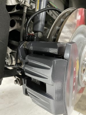 Tesla Model S Brakes - This brake maintenance was performed on a Tesla Model S. Tesla Model S Brakes - This brake maintenance was performed on a Tesla Model S.