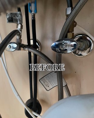 Kitchen SINK SHUT OFF VALVES - Swipe thru to see how we replaced the kitchen sink shut off valves 🚰 After an inspection, we were called out to replace shut off valves - Every water line needed its own shut off 🔧💧🧑‍🔧 CALL US TODAY FOR ALL YOUR PLUMBING NEEDS 9549989668 #plumbing #plumbinglife #plumber #southflorida #postoftheday #photooftheday #construction #waterlines #kitchenplumbing #kitchensink