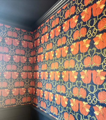 Nothing beats a dramatic Before & After - Swipe to see the transformation! This living room felt a bit flat until we introduced this stunning, large-scale abstract mural. Getting a mural pattern perfectly matched across multiple drops is a puzzle we love to solve. We smoothed out the textured walls first (proper prep is everything!), applied a premium primer, and laid this beauty down for a flawless, painted-on look.

Don't let bare walls dictate your home's vibe. Let’s give your space the upgrade it deserves.