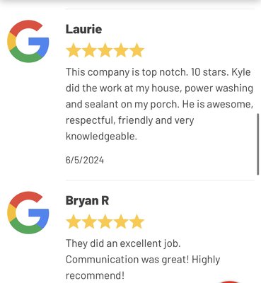 5 Star Service every time - Showcasing the Best Service within a hundred miles!