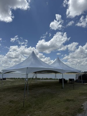 Canyon Lake TX High Peak Tent Rental - Our customer needed a 20x40 High Peak Tent for 4th of July Weekend. This was the perfect setup for their event. Canyon Lake TX High Peak Tent Rental - Our customer needed a 20x40 High Peak Tent for 4th of July Weekend. This was the perfect setup for their event.