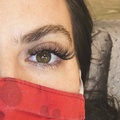 TrueVolume lash extensions! - This set of lash extensions is our TrueVOLUME. Lashed by us here at Deka Lash Canton! Customize to your needs. We have many styles and looks!