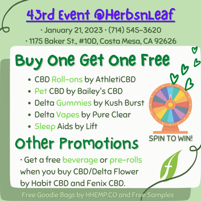 43rd Customer Appreciation Event - Once-a-month event with insane deals! Deals such as "Buy One Get One Free" and more! 43rd Customer Appreciation Event - Once-a-month event with insane deals! Deals such as "Buy One Get One Free" and more!