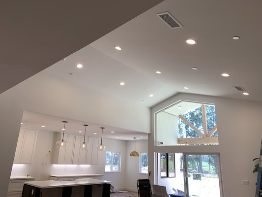 Recessed Lighting projects - At JS Electric, we take pride in delivering top-quality electrical work with attention to detail, professionalism, and safety on every job. Our team is experienced in recessed lighting installation, ensuring every fixture is properly laid out, securely wired, and designed to give your space a clean, modern look.

We don’t just install lights — we focus on doing the job right the first time, keeping all work neat, code-compliant, and built to last. From precise placement and circuit planning to drywall protection and cleanup, we treat every project like it’s our own home or business.

Customers choose JS Electric because we’re reliable, efficient, and stand behind our work. We communicate clearly, show up when we say we will, and make sure you’re fully satisfied before we finish. When you hire us, you’re getting a company that takes pride in craftsmanship, safety, and long-term quality — not shortcuts.