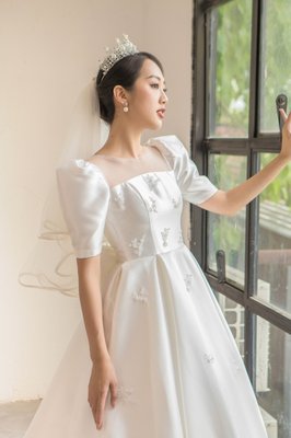 Bridal Dresses/ Wedding Gowns - Chien & Buffle offers timeless elegance and exquisite design in our bridal dresses. With personalized service and quality craftsmanship, our collection ensures every bride finds her perfect gown. Schedule your appointment today and let us make your bridal dreams a reality.