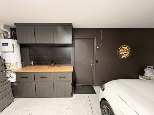 Garage upgrade - This garage upgrade was completed in just two days. Paint selections and cabinetry were carefully chosen to improve both the functionality and overall look of the space.
Call today for a free quote and let Moody Desert help enhance your garage. Garage upgrade - This garage upgrade was completed in just two days. Paint selections and cabinetry were carefully chosen to improve both the functionality and overall look of the space.
Call today for a free quote and let Moody Desert help enhance your garage.