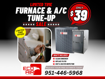 Tune-Up Specials - Is your furnace due for a tune-up or in need of professional services?
Trust our skilled technicians to conduct a thorough tune-up, ensuring optimal performance and efficiency for your furnace. Our service goes beyond routine maintenance, addressing potential issues and enhancing the longevity of your heating system. Experience the benefits of a well-tuned furnace with our expert services. Contact us today to schedule your furnace tune-up and keep your home warm and comfortable all season long. Tune-Up Specials - Is your furnace due for a tune-up or in need of professional services?
Trust our skilled technicians to conduct a thorough tune-up, ensuring optimal performance and efficiency for your furnace. Our service goes beyond routine maintenance, addressing potential issues and enhancing the longevity of your heating system. Experience the benefits of a well-tuned furnace with our expert services. Contact us today to schedule your furnace tune-up and keep your home warm and comfortable all season long.