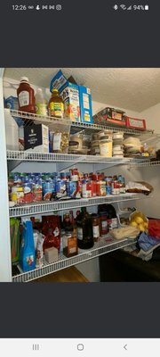 Pantry organization - Pantry organization