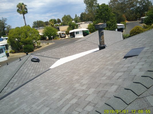 99sq Shake Roof to Owens Corning Comp Roof, - Removal of shake roof, installed a beautiful Owens Corning comp roof.