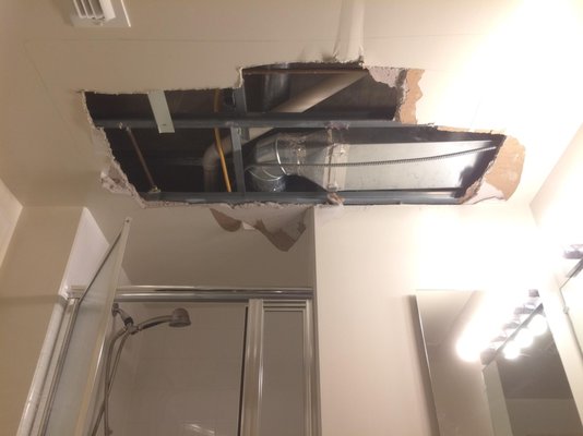 Regular drywall and water damaged drywall repair - Examples of our routing works Regular drywall and water damaged drywall repair - Examples of our routing works