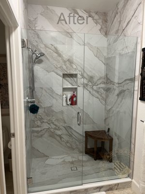 Bathroom remodel 03 - The costumer asked to redo the shower area. Very happy with the finished product. Bathroom remodel 03 - The costumer asked to redo the shower area. Very happy with the finished product.