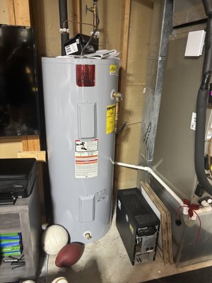 Water Heater replacement - Replacement of 50 gallon electric water heater