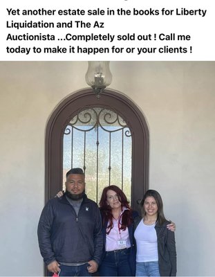 The Az Auctionista Estate Sales and Auctions - Another Sold Out Estate Sale For Our Clients ! Call Me Today To Make It Go Away The Az Auctionista Estate Sales and Auctions - Another Sold Out Estate Sale For Our Clients ! Call Me Today To Make It Go Away