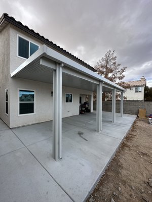 Solid Patio Cover - Imagine your backyard with no place to relax or entertain guests. One of our recent clients had this exact issue. They had a beautiful backyard but no comfortable space to enjoy it. That's where we came in. We worked with the client to design and install a stunning patio cover that completely transformed their outdoor living space. Now, they have a cozy and stylish area to entertain friends and family, enjoy meals al fresco, or simply unwind after a long day. Let us do the same for you!