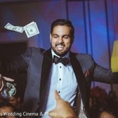 Franco Uomo Signature Wedding Suit with Custom Velvet Lapel and Bow Tie