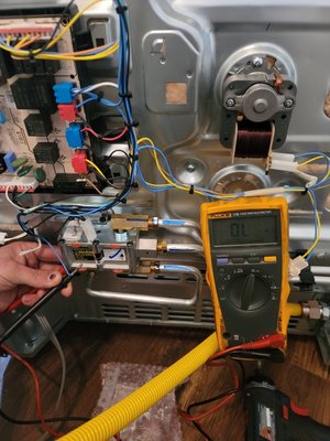 Samsung gas range repair - bake function was not working