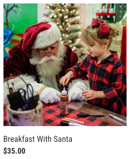 Breakfast With Santa - Breakfast with Santa Book Now.
