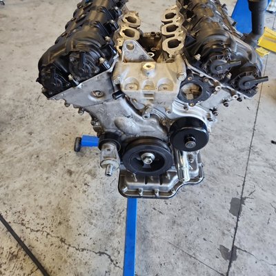 Dodge Engine Rebuild - Had a client come in with a blown headgasket. Engine had to be removed and overhauled to properly repair the head gasket. Newer aluminum engines require this type of work to properly fix a blown head gasket. Call us today if you got an engine that needs this kind of work! Dodge Engine Rebuild - Had a client come in with a blown headgasket. Engine had to be removed and overhauled to properly repair the head gasket. Newer aluminum engines require this type of work to properly fix a blown head gasket. Call us today if you got an engine that needs this kind of work!