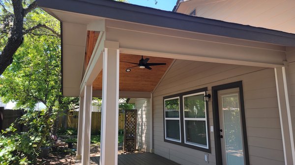 Deck and Patio Covers - Added a patio cover, deck, replaced windows, replaced door, and installed a fan Deck and Patio Covers - Added a patio cover, deck, replaced windows, replaced door, and installed a fan