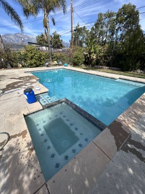 Green To Clean - Quick example of the results on a green to clean and chlorine wash process.