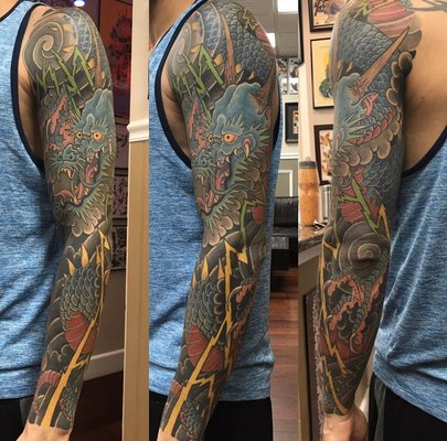 Traditional Japanese Tattoos - Traditional Japanese Tattooing done correctly. We happily welcome custom projects. Please inquire with the shop for any additional information.