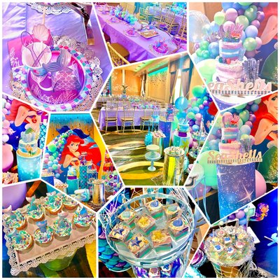 Mermaid Theme Party - Available for themed birthday kids Party. We assist in doing all the event setups so you can sit back and enjoy day of special event. We specialize in getting it all tables, serving setups, desserts, back drops, even food! Ask us how we can help with your next event. Mermaid Theme Party - Available for themed birthday kids Party. We assist in doing all the event setups so you can sit back and enjoy day of special event. We specialize in getting it all tables, serving setups, desserts, back drops, even food! Ask us how we can help with your next event.