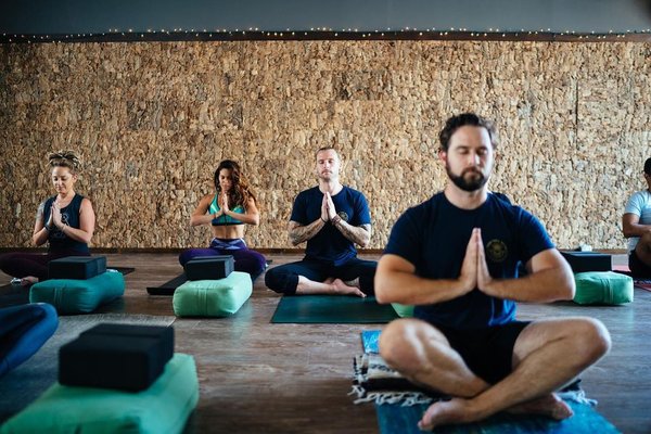 Yoga, Meditation, and Additional Wellness Classes - Ra Yoga offers a diverse selection of heated and non-heated classes, including Vinyasa, Hot Yoga, Yogalates, Strength, Prenatal Yoga, Yin & Restorative, Sacred Sound, and Meditation. Our hot classes use advanced, hypoallergenic radiant heating panels with a low carbon footprint. We also feature workshops and healthy lifestyle events. Whether you're a beginner or advanced, an athlete or a math enthusiast, Ra Yoga provides a welcoming environment for all to explore and enhance their practice.