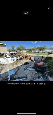Real estate property clean out and storage shed demolition - Vacant property clean out, debris removal of interior and exterior along with a storage shed demolition, and a grass cut. Real estate property clean out and storage shed demolition - Vacant property clean out, debris removal of interior and exterior along with a storage shed demolition, and a grass cut.
