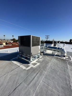 Package unit and ductwork install - This is a package unit replacement along with all new ductwork and transitions Package unit and ductwork install - This is a package unit replacement along with all new ductwork and transitions