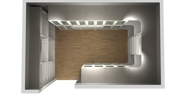 Walk in closet - Custom walk in closet design.