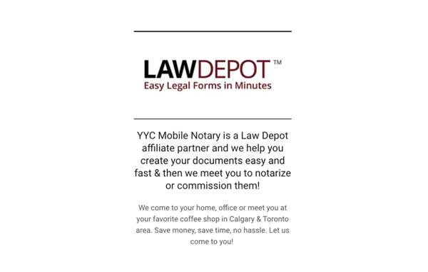 WILL, POA & HEALTH CARE DIRECTIVE - We can save you hundreds of dollars on your WILL, POA and Health Care Directive.
Just do a little leg work yourself and use a template from LAW DEPOT to create your own Will, POA and Health Care Directive.
Wordsmith them to your situation and then print them off and then CALL OR TEXT us and we will then come to your home, office or meet you at your favorite coffee shop and notarize
ALL three for:
ONLY $299 (Single)
ONLY $399 (Couple)
Note: You must supply your own 2 (two) independent third party non family witness/es WILL, POA & HEALTH CARE DIRECTIVE - We can save you hundreds of dollars on your WILL, POA and Health Care Directive.
Just do a little leg work yourself and use a template from LAW DEPOT to create your own Will, POA and Health Care Directive.
Wordsmith them to your situation and then print them off and then CALL OR TEXT us and we will then come to your home, office or meet you at your favorite coffee shop and notarize
ALL three for:
ONLY $299 (Single)
ONLY $399 (Couple)
Note: You must supply your own 2 (two) independent third party non family witness/es