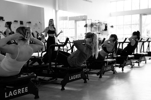 Fit Me SV | Group Lagree Classes - Strengthen your body, improve your endurance, and challenge your limits with our expert-led Group Lagree classes at Fit Me SV.

Our 45-minute Lagree classes are performed on the MegaPro Megaformer and combine strength training, core stability, balance, and muscular endurance into one high-intensity, low-impact workout. Using slow, controlled movements and constant time under tension, every class delivers an effective full-body workout that's gentle on the joints and designed to build long, lean muscle.

Choose from Lagree Fundamentals for beginners or Full-Body Lagree classes for a more advanced challenge. With a maximum of just 8 clients per class, you'll receive personalized coaching and form-focused instruction every step of the way.

Visit fitmesv.com/schedule to view our class schedule and book your first class.