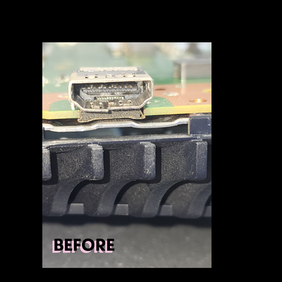 PS5 HDMI and Internal Deep Cleaning - This PS5 came in because it kept overheating and it had no display when connected to the TV. New HDMI port was soldered on and we did an internal deep cleaning! Dont hesitate to contact us for ALL your electronic needs!