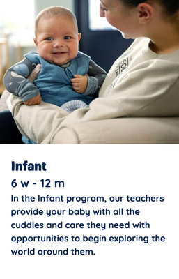 Discover Our Classrooms - Discover Our Classrooms
From infants and toddlers to pre-K, kindergarten and beyond, our classrooms are designed specifically with your little one’s needs in mind.