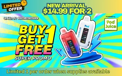 BOGO Deal on Disposable Vapes – Stock Up & Save! - Stock up on your favorite disposable vapes or discover new flavors with our exclusive Buy One, Get One Free deal! Simply add two disposable vapes to your cart, and the lower-priced item is FREE—no quantity limits!
Explore a wide selection of top brands and flavors, from classic tobacco and refreshing menthol to bold and fruity blends.
🚀 Shop online anytime, or if you're local, stop by for in-store pickup at:
📍 25739 Hillview Ct, Mundelein, IL 60060
Don't miss out—this limited-time offer won't last! Double the flavor, double the savings at MyVpro. Shop now! BOGO Deal on Disposable Vapes – Stock Up & Save! - Stock up on your favorite disposable vapes or discover new flavors with our exclusive Buy One, Get One Free deal! Simply add two disposable vapes to your cart, and the lower-priced item is FREE—no quantity limits!
Explore a wide selection of top brands and flavors, from classic tobacco and refreshing menthol to bold and fruity blends.
🚀 Shop online anytime, or if you're local, stop by for in-store pickup at:
📍 25739 Hillview Ct, Mundelein, IL 60060
Don't miss out—this limited-time offer won't last! Double the flavor, double the savings at MyVpro. Shop now!