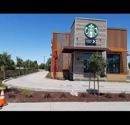 Starbucks - This project consisted of installing the concrete drive thru including the walkways into the building.