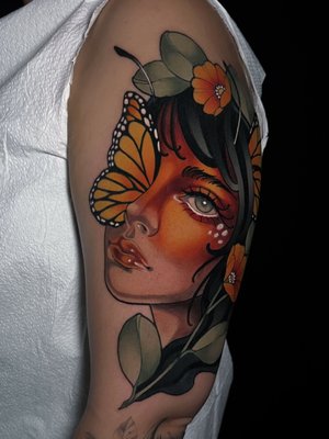 Book with Kiki - @KikiFiligree - Kiki focuses her craft into the neo traditional style, using both vibrant and muted colors. Her work is often associated with her somber lady face portraits, along with plants, animals, and other trinkets.
How to book with Kiki: https://www.kikifiligree.com/inquire
Website: www.KikiFiligree.com
Instagram: @KikiFiligree
Email: Info@KikiFiligree.com Book with Kiki - @KikiFiligree - Kiki focuses her craft into the neo traditional style, using both vibrant and muted colors. Her work is often associated with her somber lady face portraits, along with plants, animals, and other trinkets.
How to book with Kiki: https://www.kikifiligree.com/inquire
Website: www.KikiFiligree.com
Instagram: @KikiFiligree
Email: Info@KikiFiligree.com