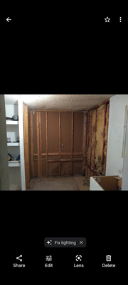 Bathroom remodeling - This was done with an older trailer with water damage. Bathroom remodeling - This was done with an older trailer with water damage.