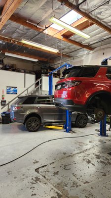 Land Rover Service - Did you know that Land Rover/ Range Rover has 16K mile service intervals? So instead of seeing us at 40K, 50k, 60K, you'll come see us at 32K, 43K, and 60K. We can handle all of the preventative maintenance on your Range Rovers/ Land Rover Service - Did you know that Land Rover/ Range Rover has 16K mile service intervals? So instead of seeing us at 40K, 50k, 60K, you'll come see us at 32K, 43K, and 60K. We can handle all of the preventative maintenance on your Range Rovers/