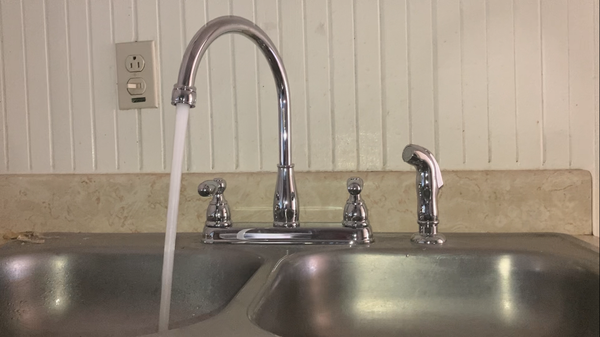 Faucet Replacement - The original leaky faucet is replaced to prevent water damage. Faucet Replacement - The original leaky faucet is replaced to prevent water damage.