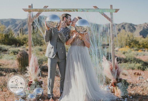 Disco Elopement - This gorgeous couple was super groovy to capture on camera! Disco Elopement - This gorgeous couple was super groovy to capture on camera!