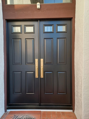 Front Door Refinishing - Front Door Strip and Refinish.