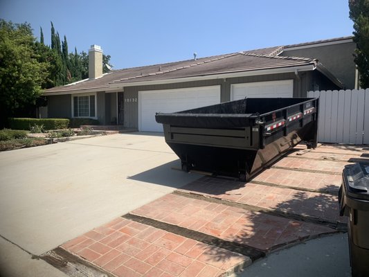 Junk hauling removal.dumpster rentals . - 15yrd roll off landed on customers drive way for junk removal/ spring cleaning Junk hauling removal.dumpster rentals . - 15yrd roll off landed on customers drive way for junk removal/ spring cleaning